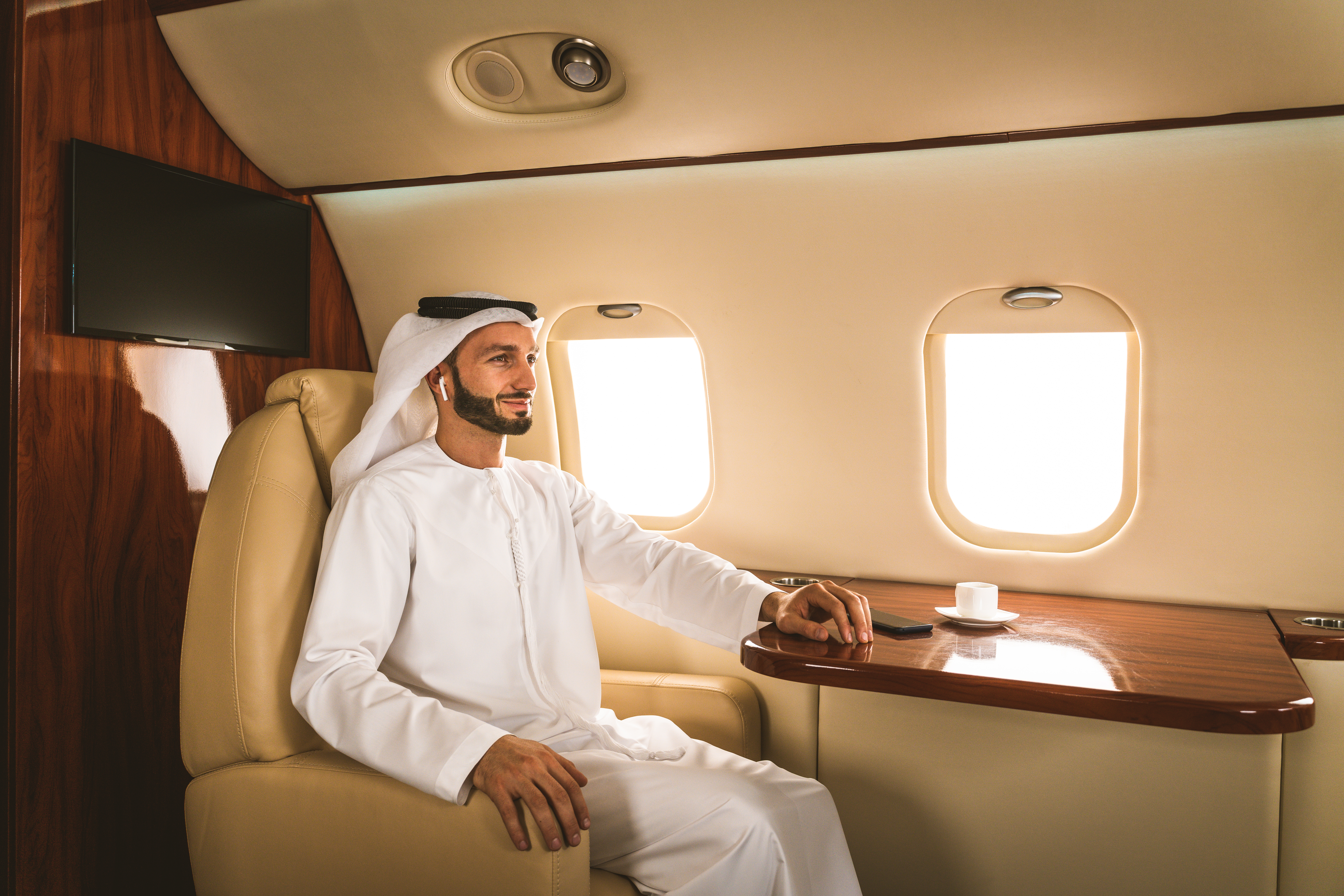 Emirates airline flight connecting Dubai to Kilimanjaro International Airport for a Tanzania luxury safari from the UAE