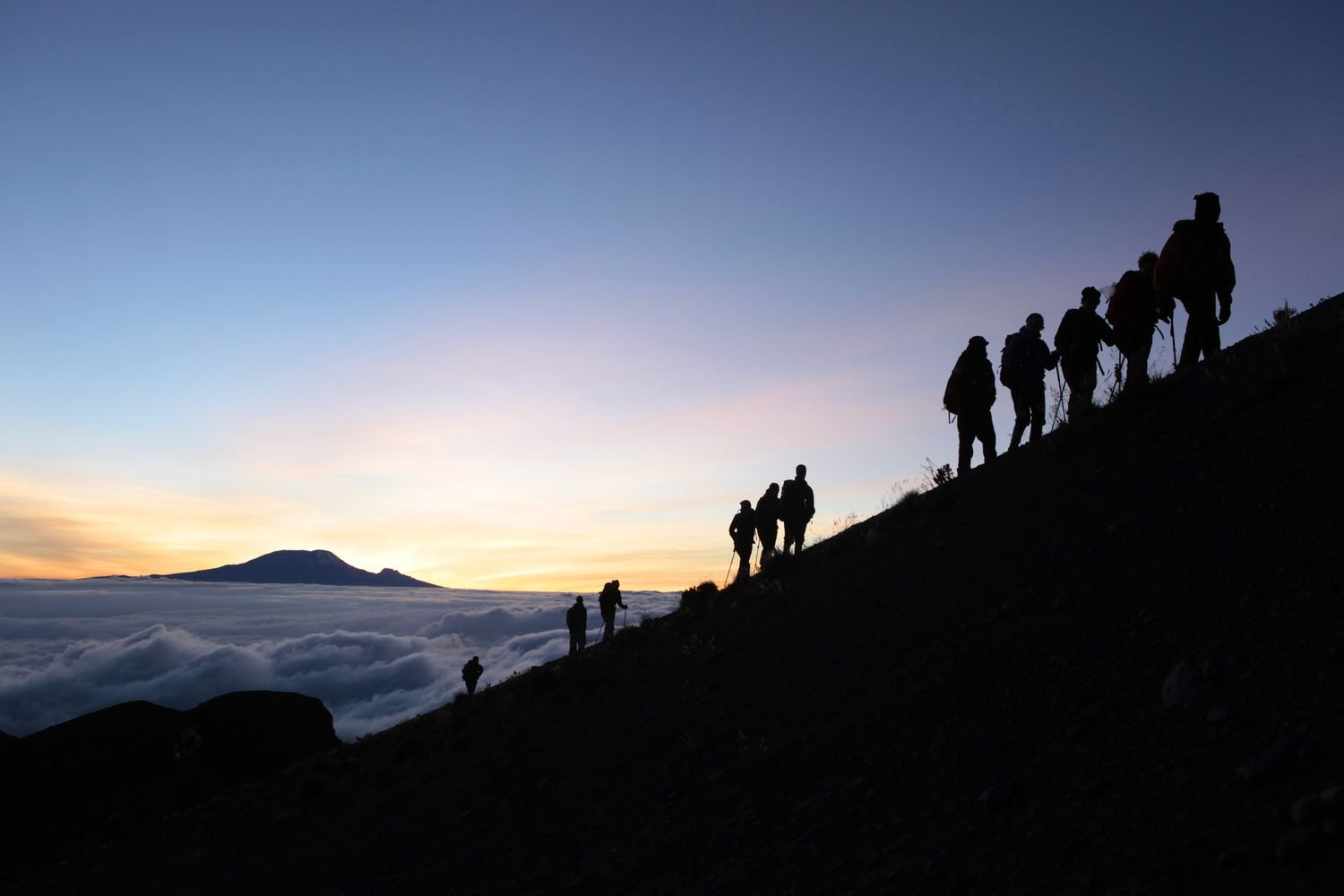 The climb comes first — always