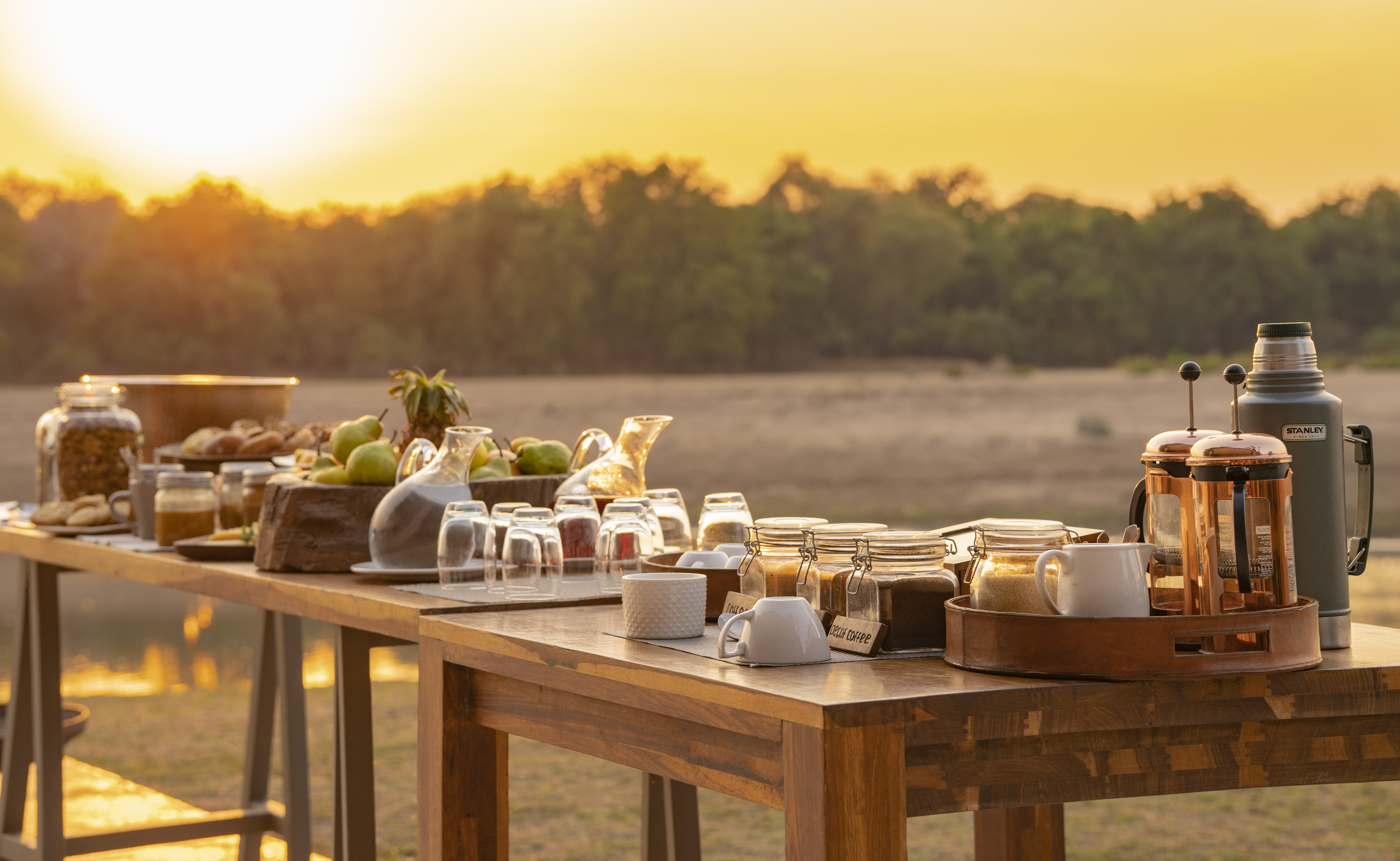 Luxury private tented suite at a premium Tanzania safari camp with Serengeti views, plunge pool and personal butler — the top tier of Tanzania safari packages