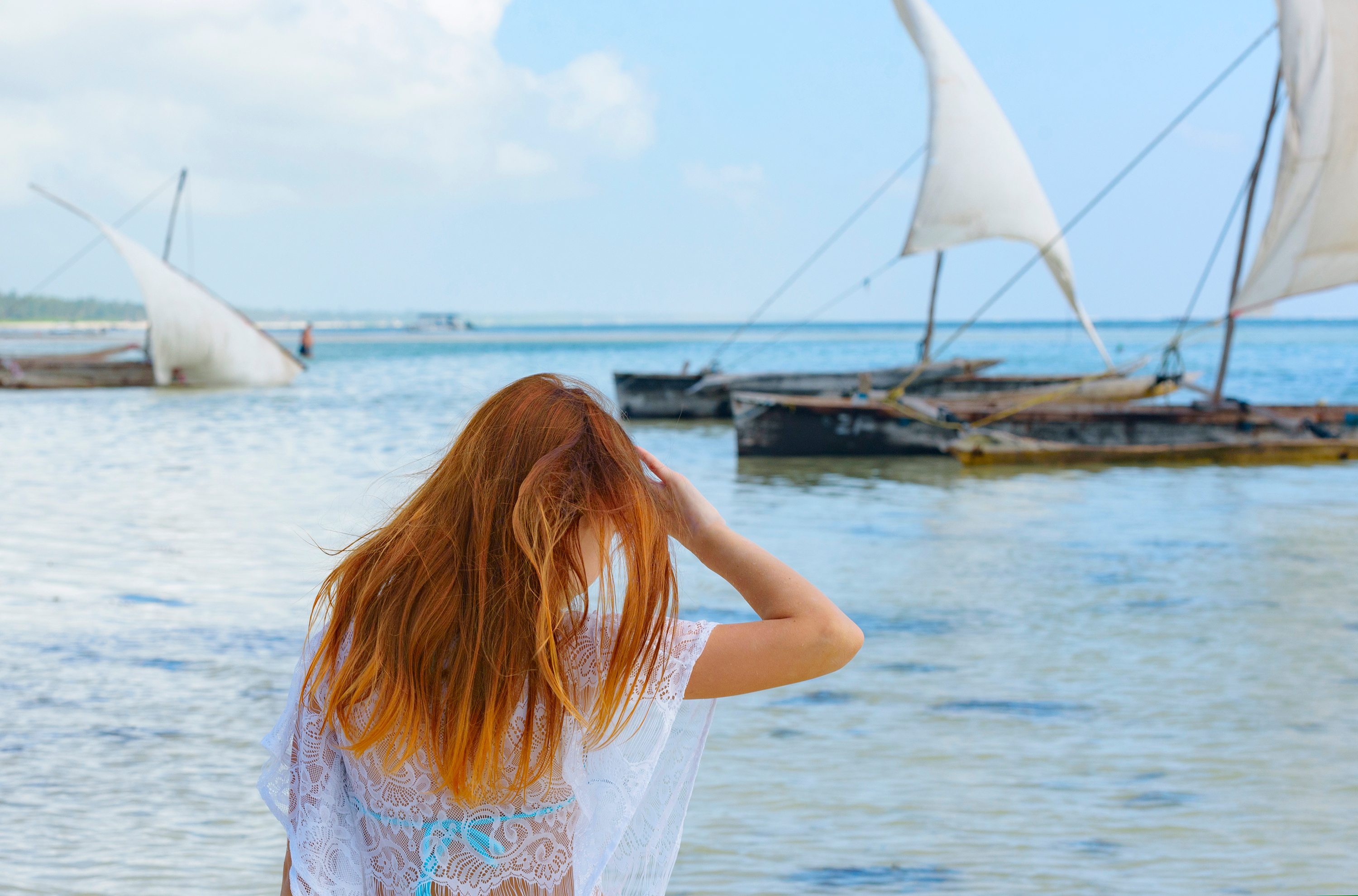 Pristine Indian Ocean beach in Zanzibar with luxury beach villa, the perfect conclusion to an African safari from Dubai