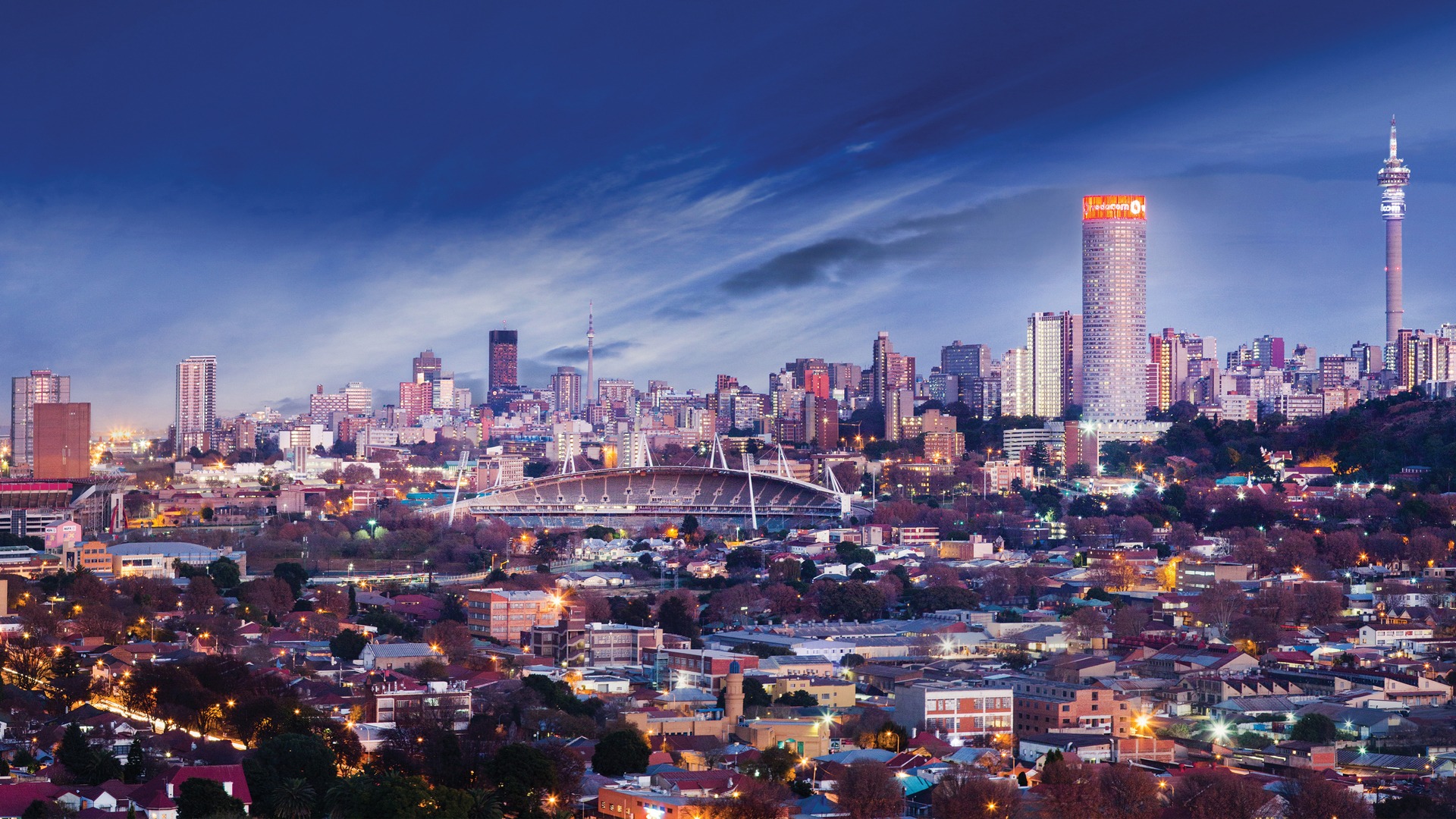Johannesburg city skyline