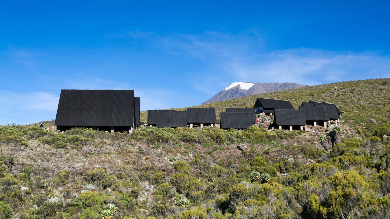 Horombo Huts on the Marangu Route, Kilimanjaro